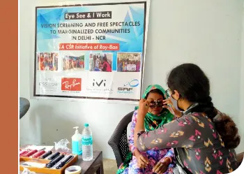 SRF Eye checkup camp