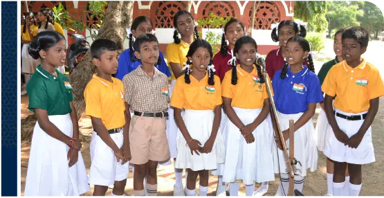 Students of SRF Vidyalaya, Manali, India
